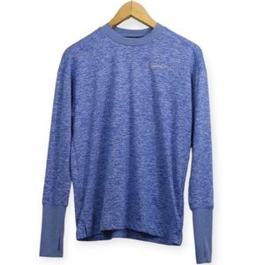 Nike Heathered Dri Fit Athletic Workout Top
